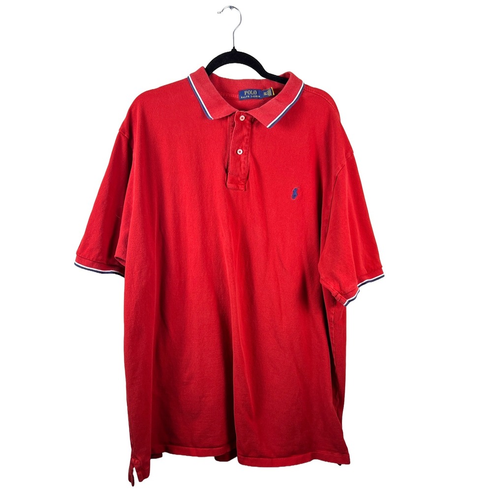 Polo Ralph Lauren Tipped Polo Shirt 2010s Men's 3XLT Preppy Old Money